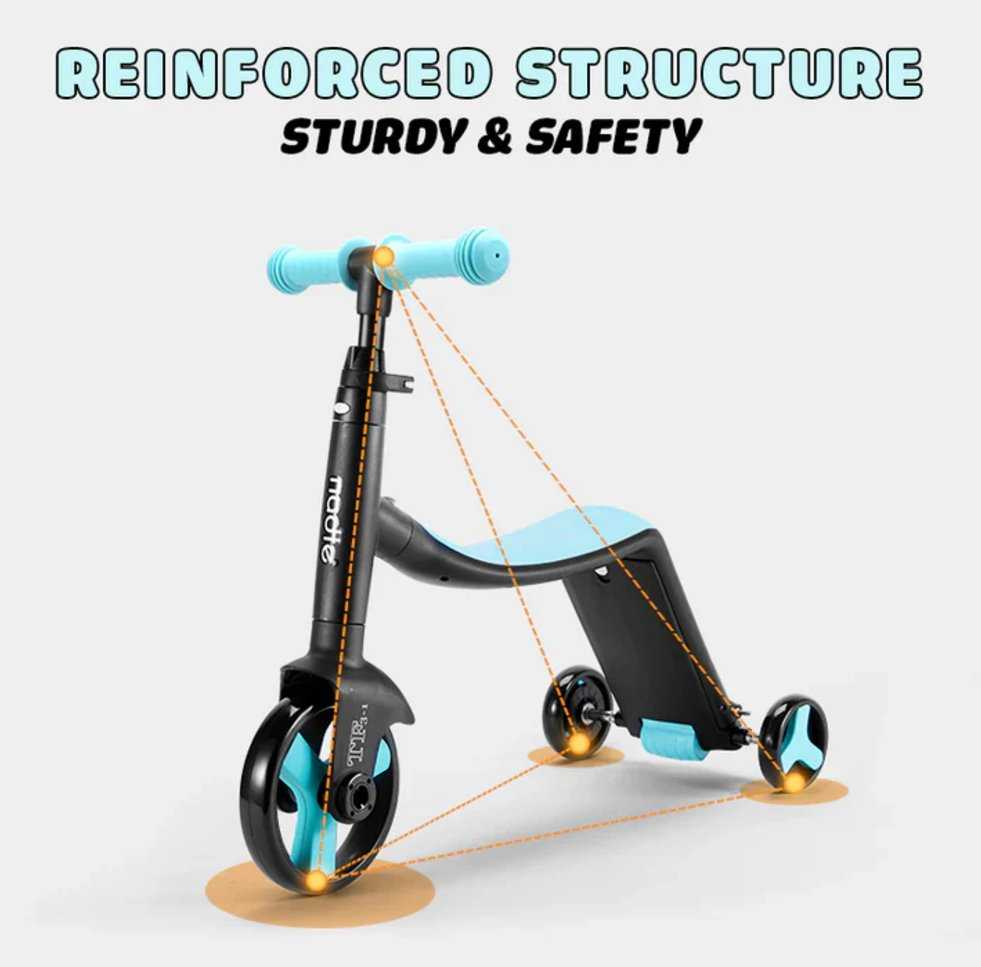 3-in-1 Kids Convertible Scooter ©