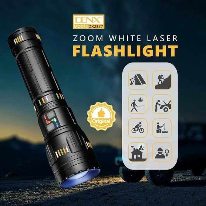 كشاف ليزر أبيض DENX Zoom DX2327