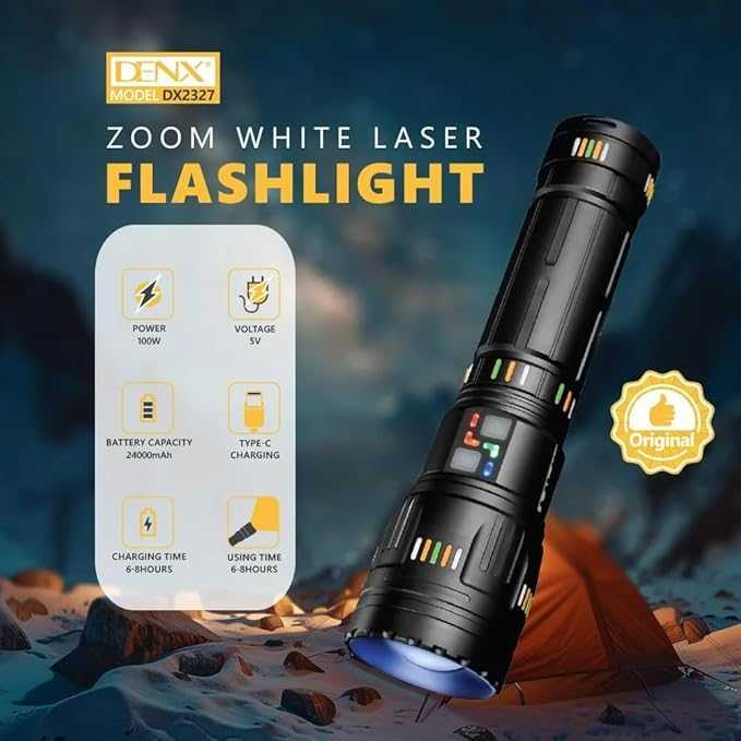 كشاف ليزر أبيض DENX Zoom DX2327