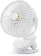 SmartDevil Clip-On Fan – 360° Portable Mini Desk Fan