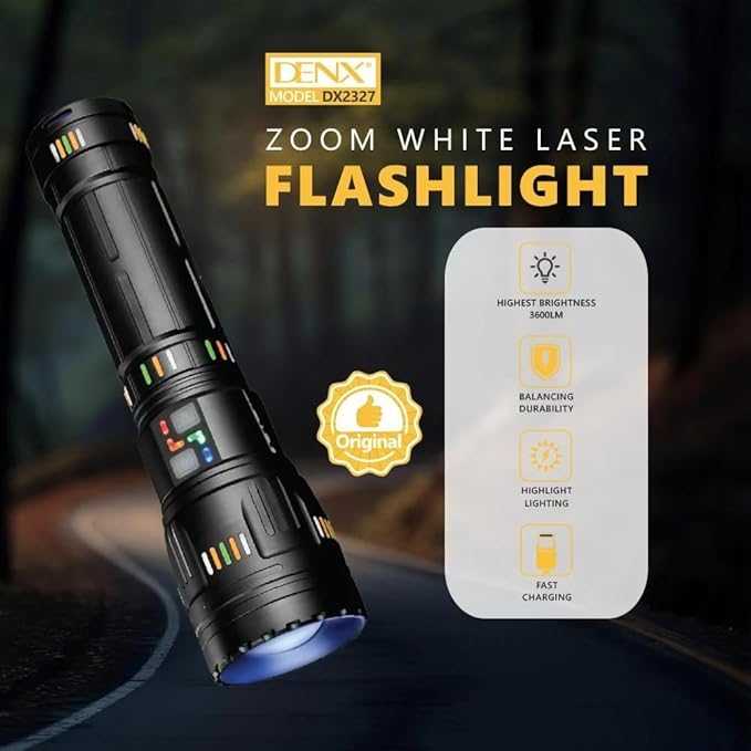 كشاف ليزر أبيض DENX Zoom DX2327