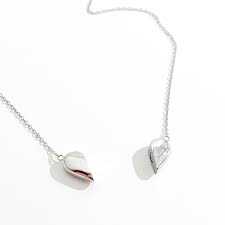 Magnetic Heart Silver Pendant