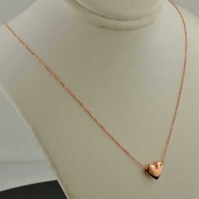 Magnetic Heart Golden Pendent