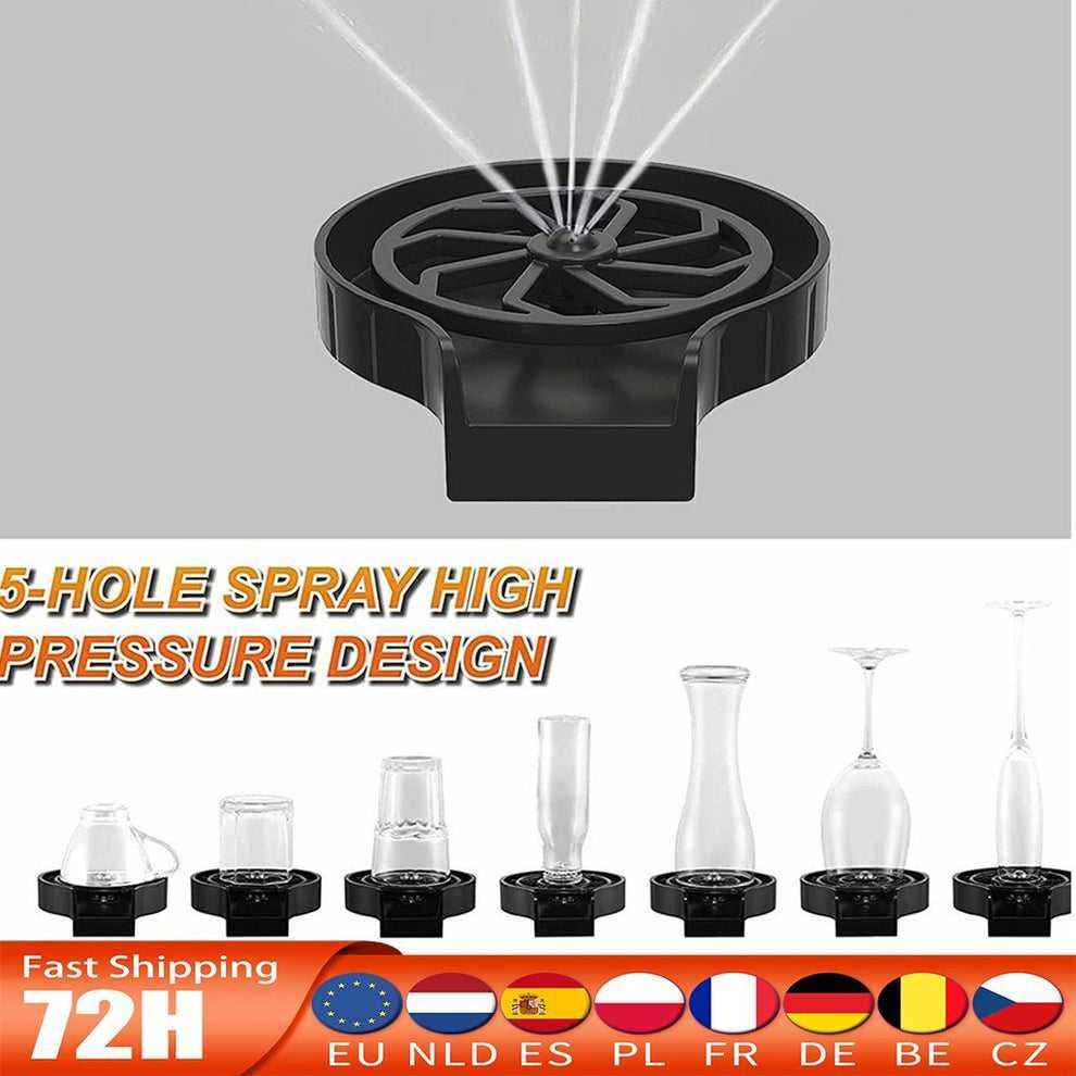 Kitchen Sink Faucet Bottle Washer